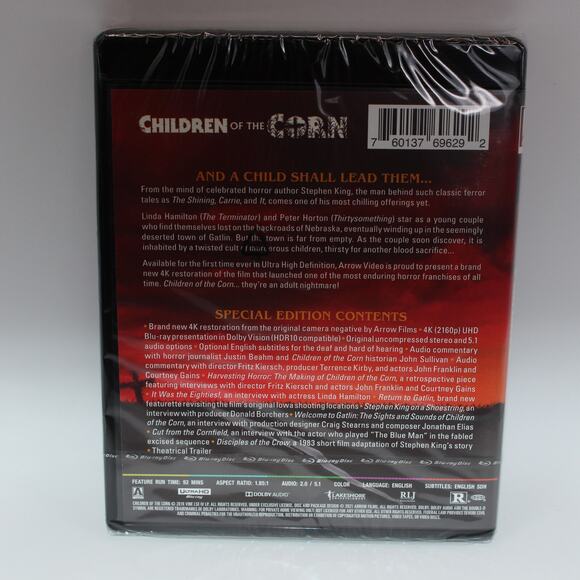 Children of the Corn (Ultra HD, 1984) Brand New Factory Sealed - Picture 2 of 6